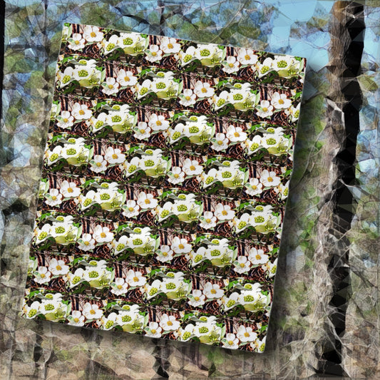 Dogwood Blossoms Throw Blanket