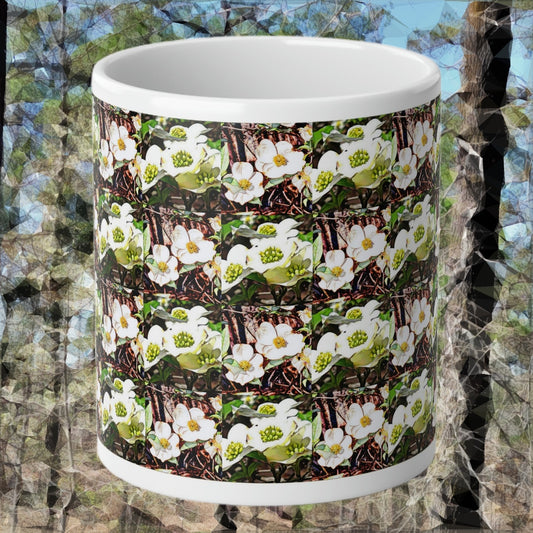 Jumbo Dogwood Blossoms Mug