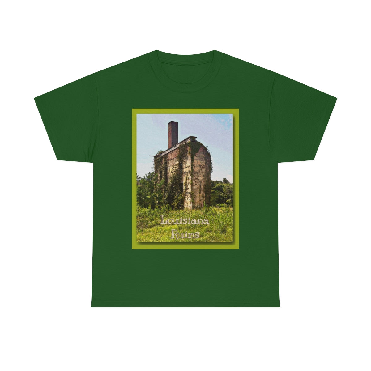 Louisiana Ruins Heavy Cotton Tee