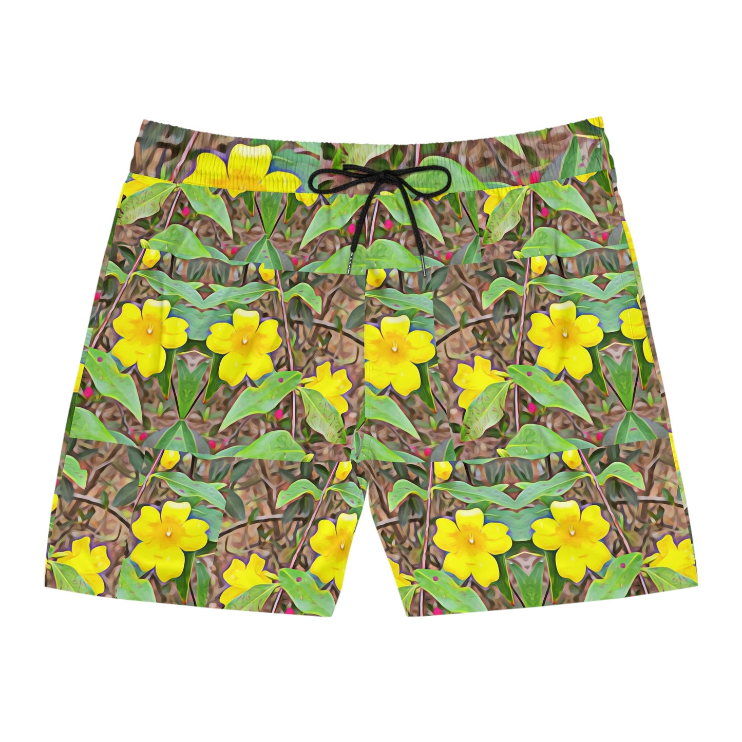 Men's Yellow Jessamine Swim Shorts