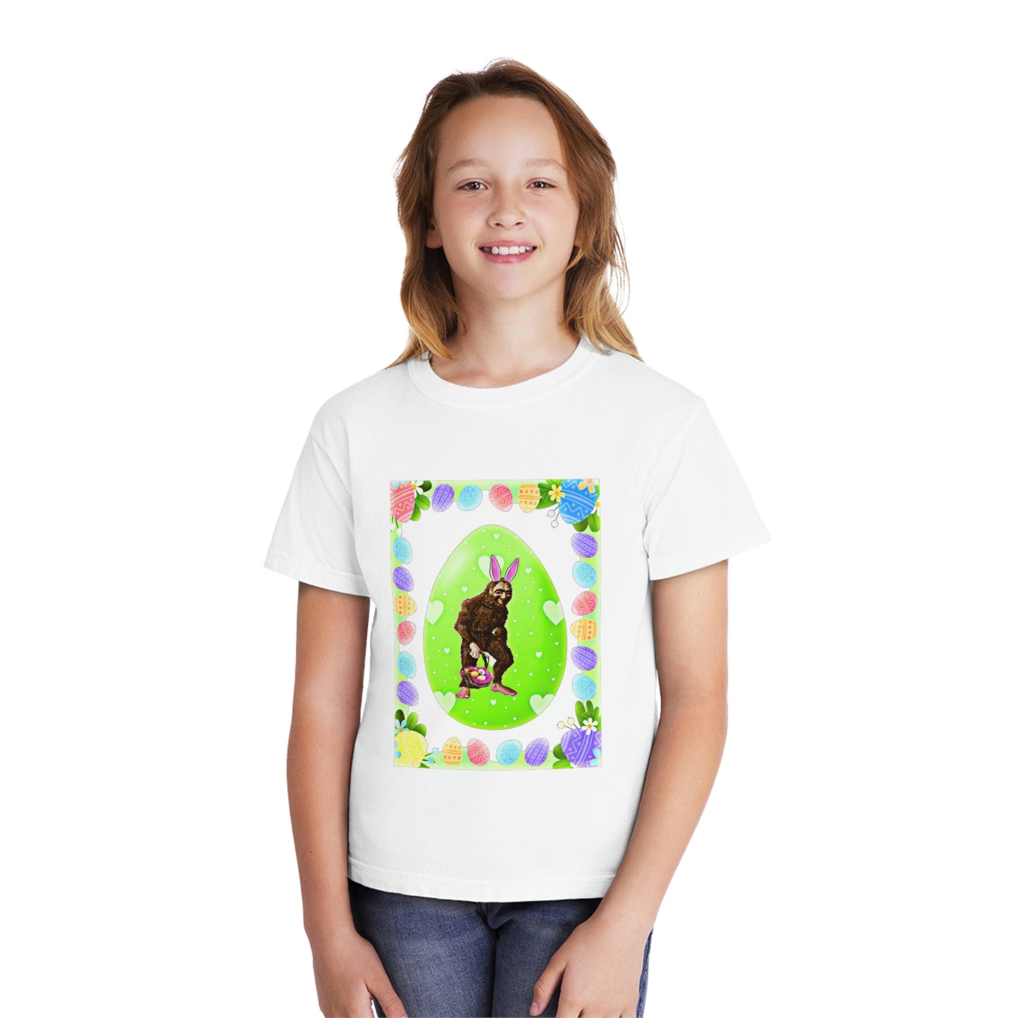 Youth Bigfoot Easter T-Shirt