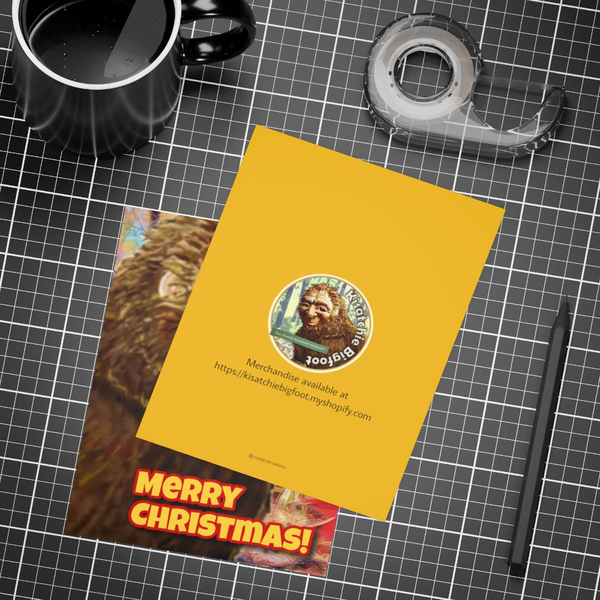 Bigfoot Christmas Cards