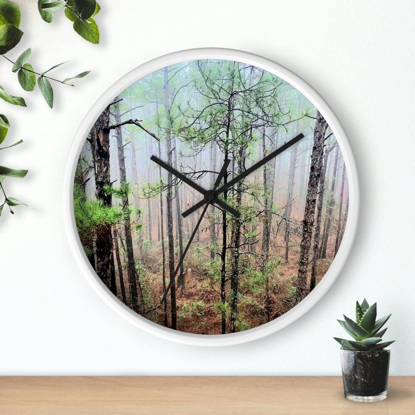 Foggy Kisatchie Wall Clocks