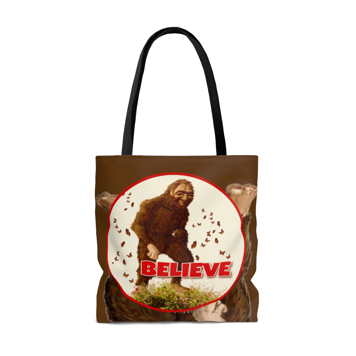 Bigfoot Believe Tote Bag