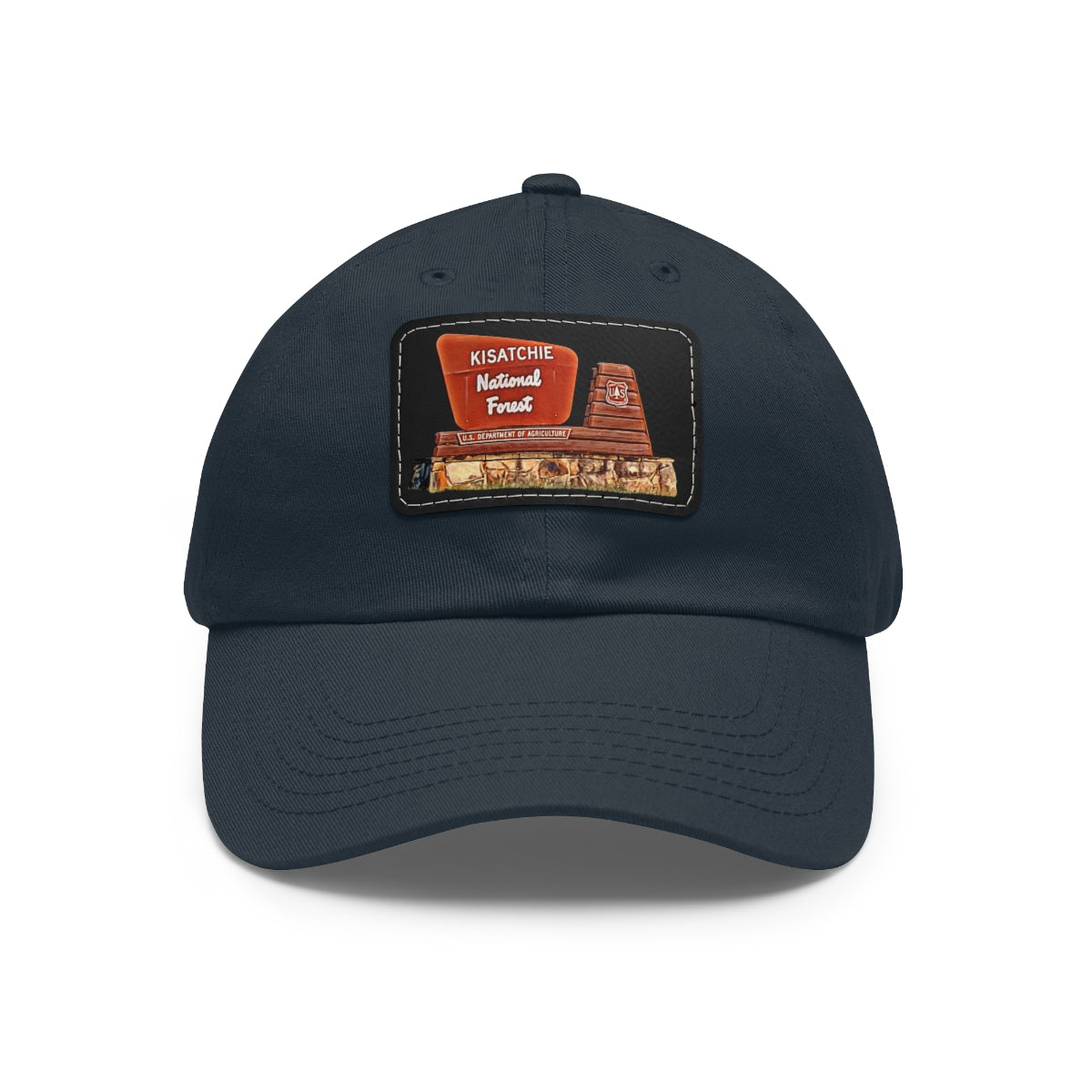 Dad Cap with Leather KNF Patch