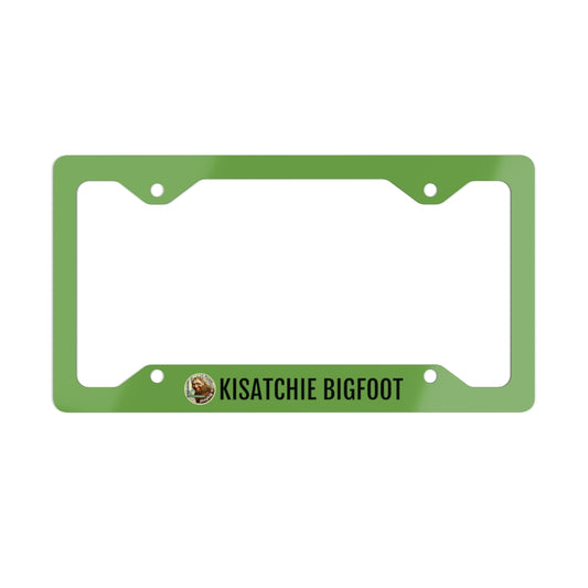 Metal Kisatchie Bigfoot License Plate Frame