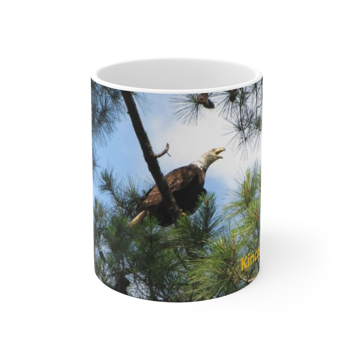 Ceramic Kincaid Lake Eagle Mugs