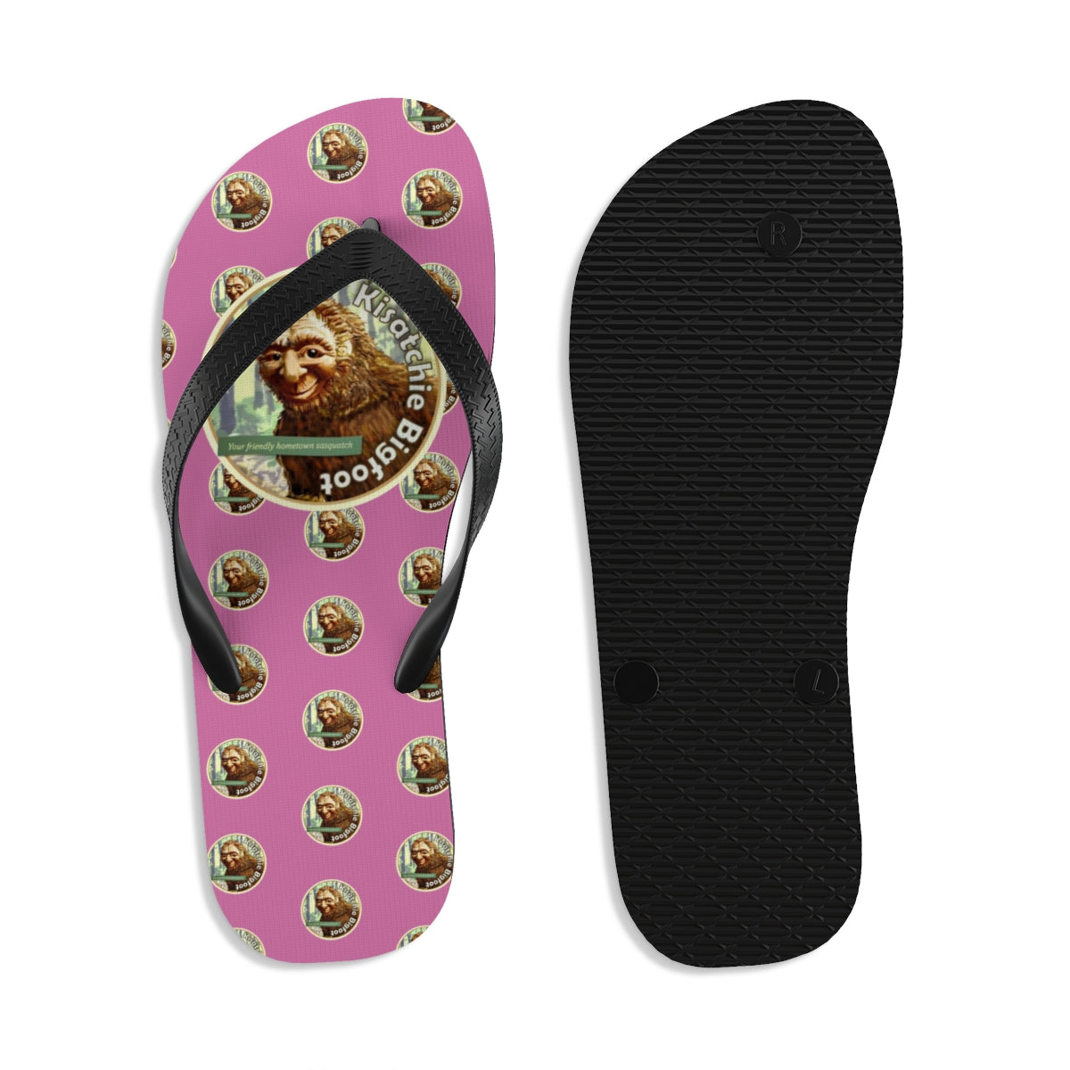 Rubber Sole Kisatchie Bigfoot Flip-Flops