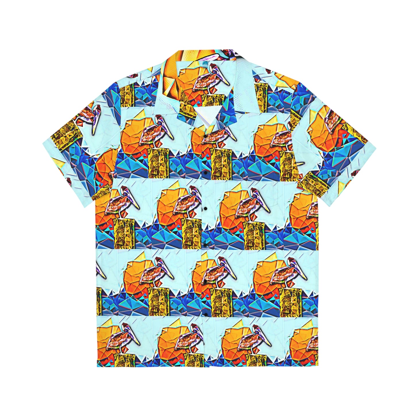 Men's Hawaiian Brown Pelican Shirt