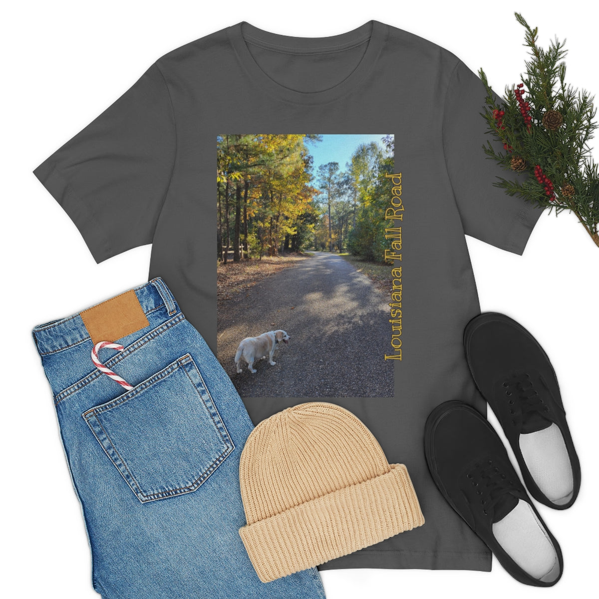 Unisex Louisiana Fall Road Jersey Tee