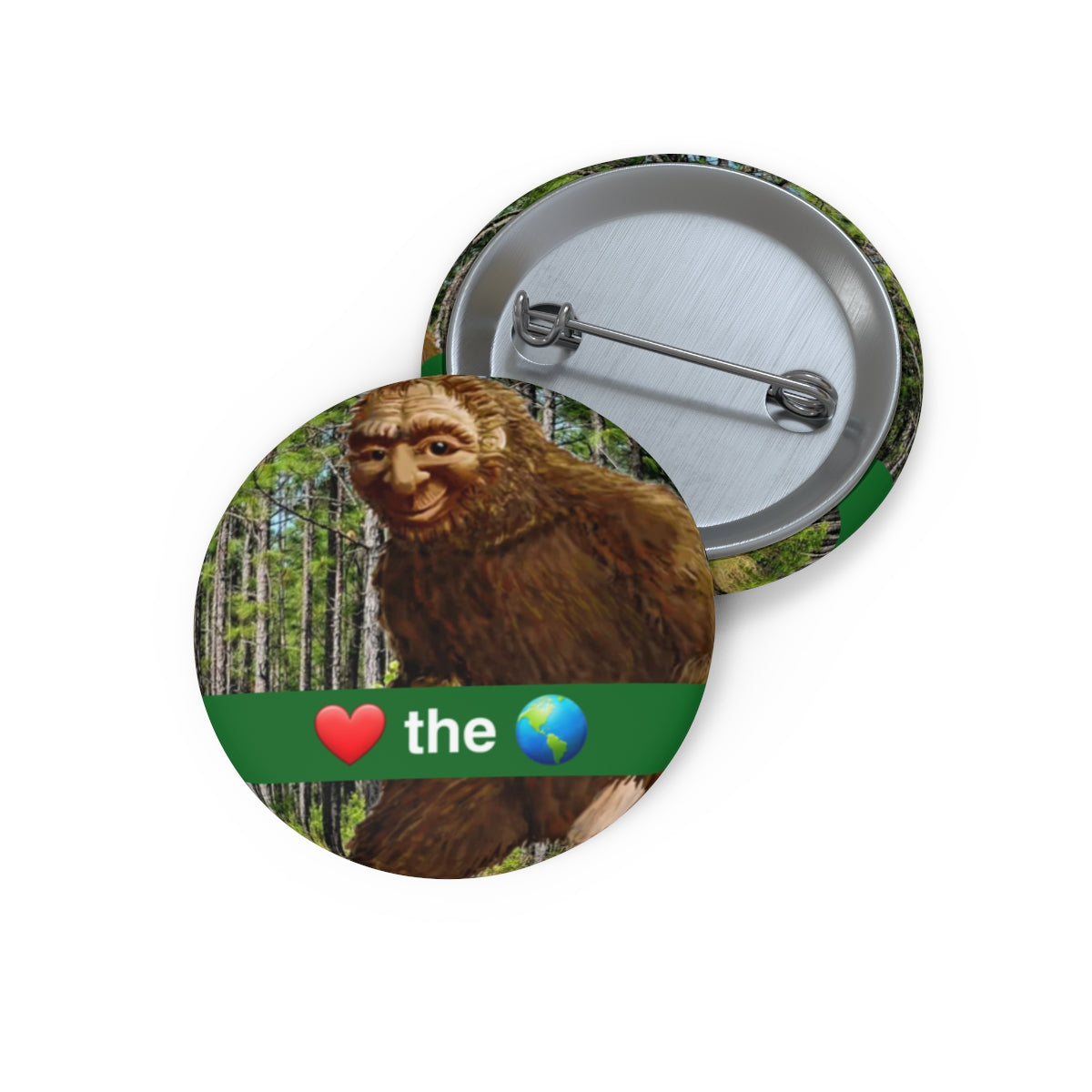 Bigfoot Pin Buttons