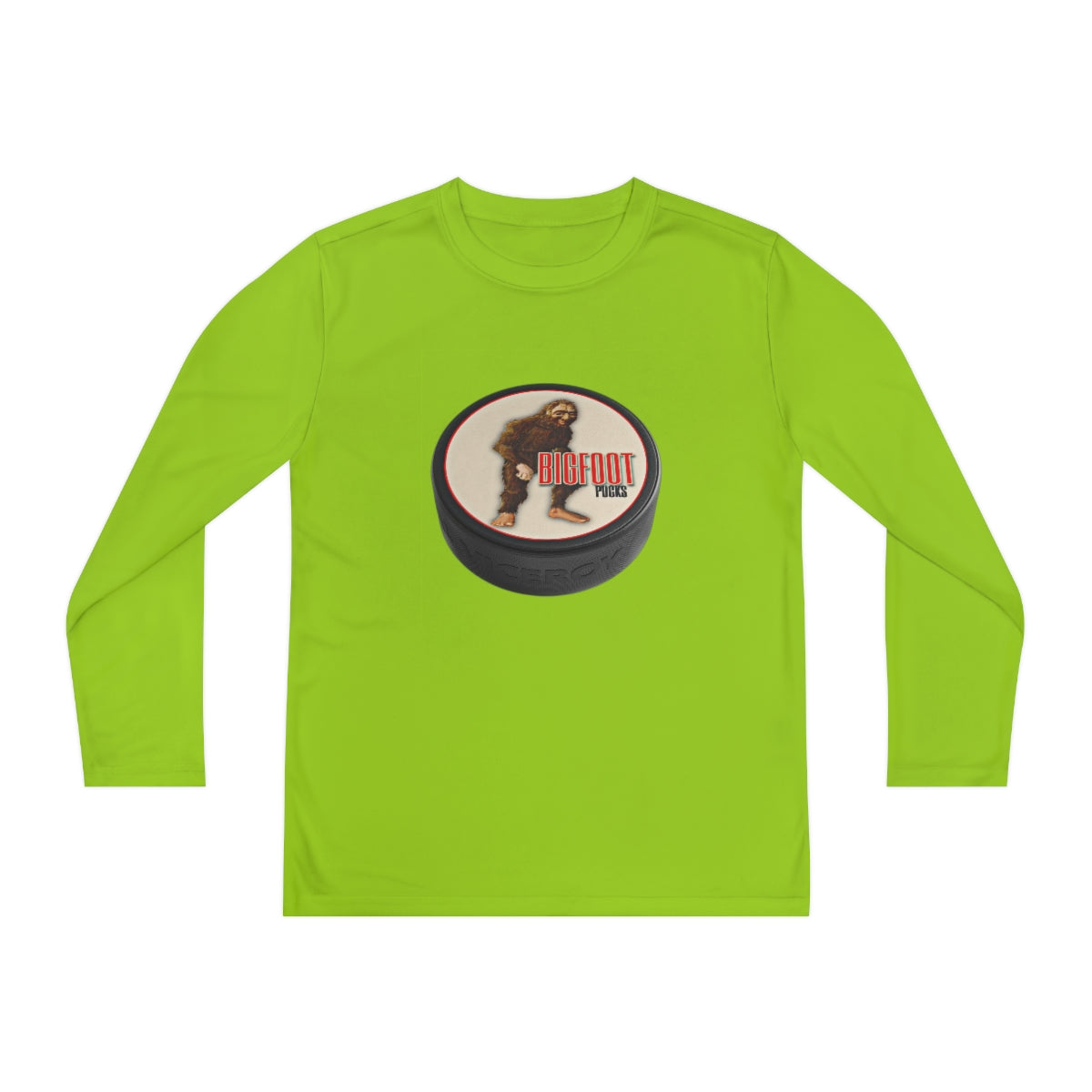 Youth Long Sleeve Bigfoot Pucks Tee