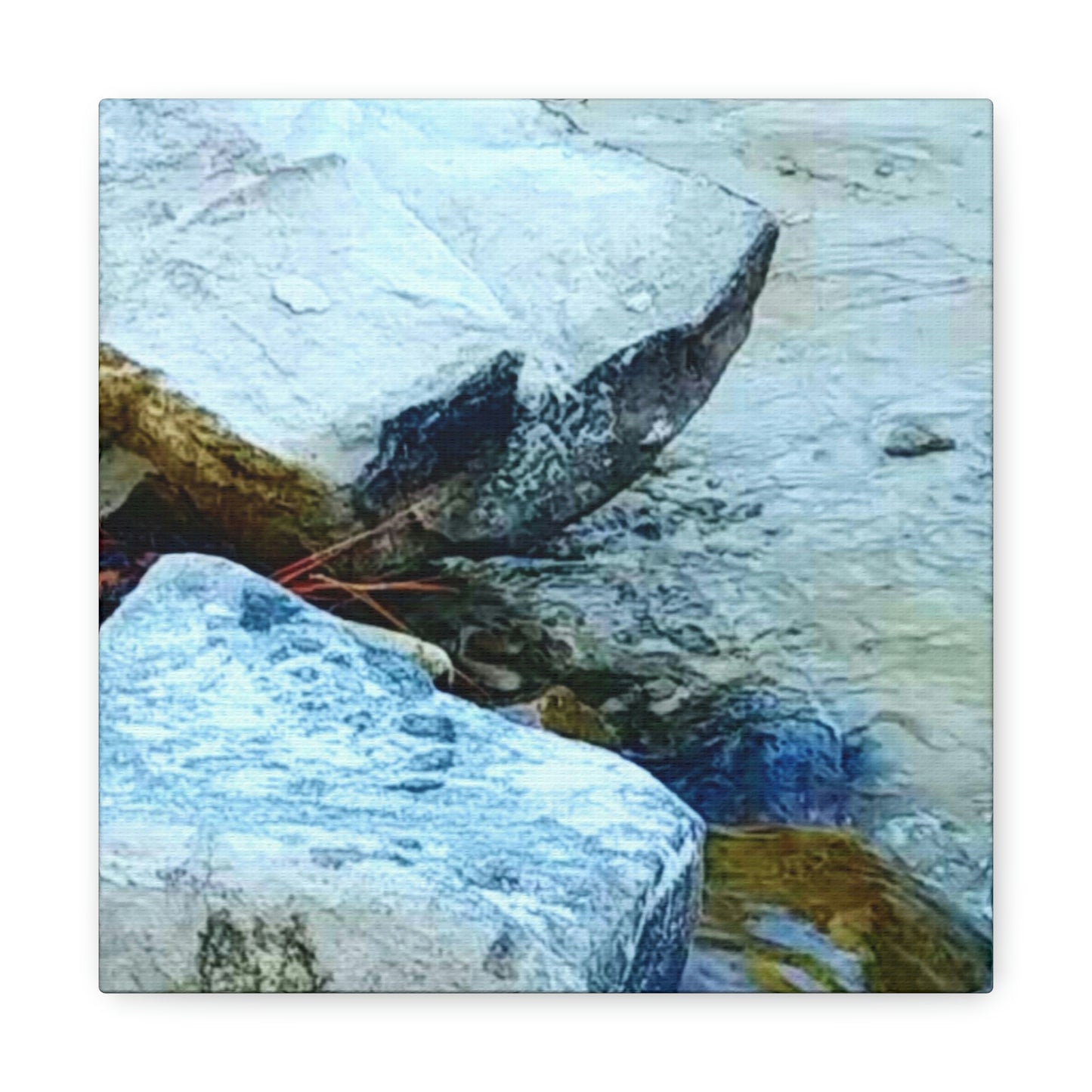 Kisatchie Bayou Rocks Canvas Gallery Wraps