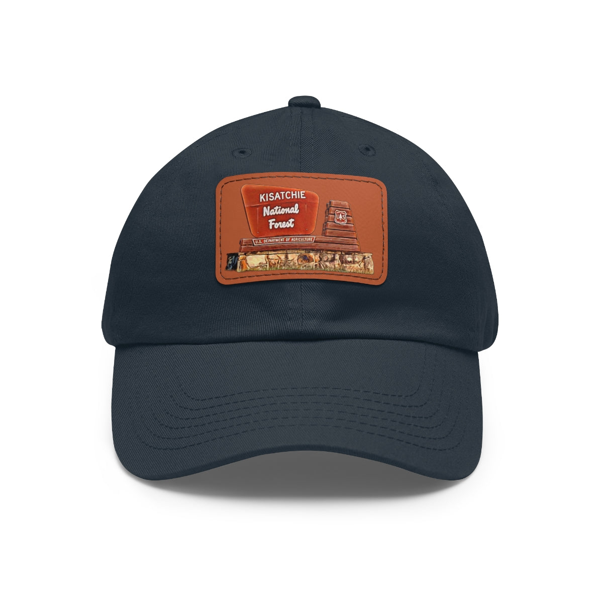 Dad Cap with Leather KNF Patch