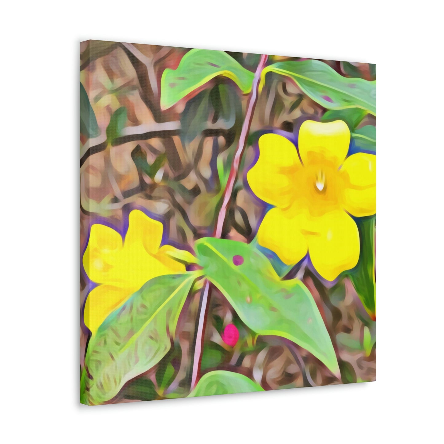 Yellow Jessamine Canvas Gallery Wraps