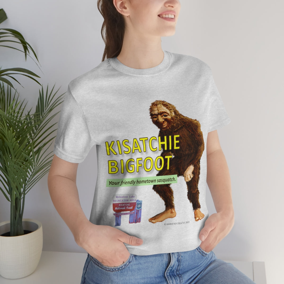 Unisex Kisatchie Bigfoot Jersey Tee