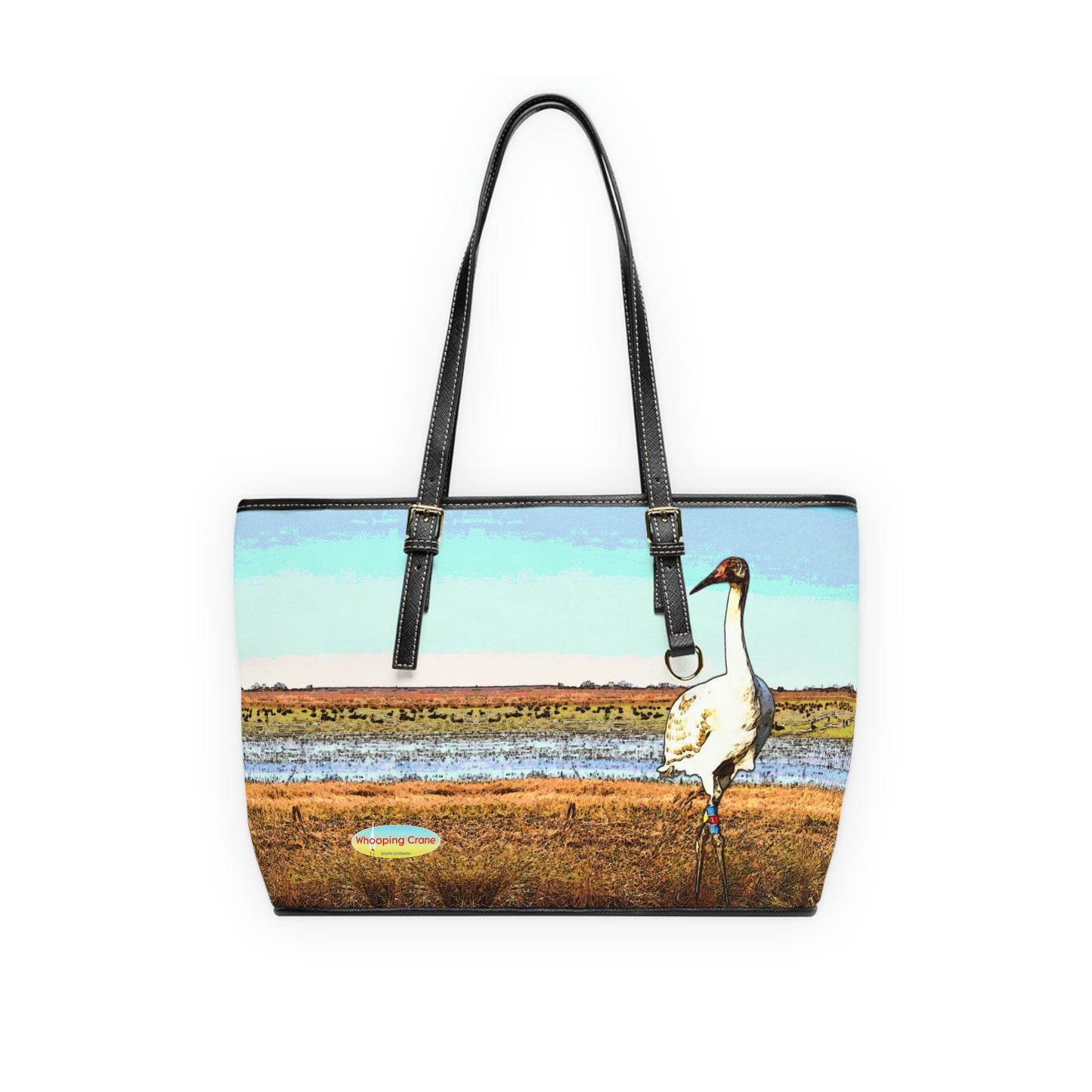 Whooping Cranes Shoulder Bag