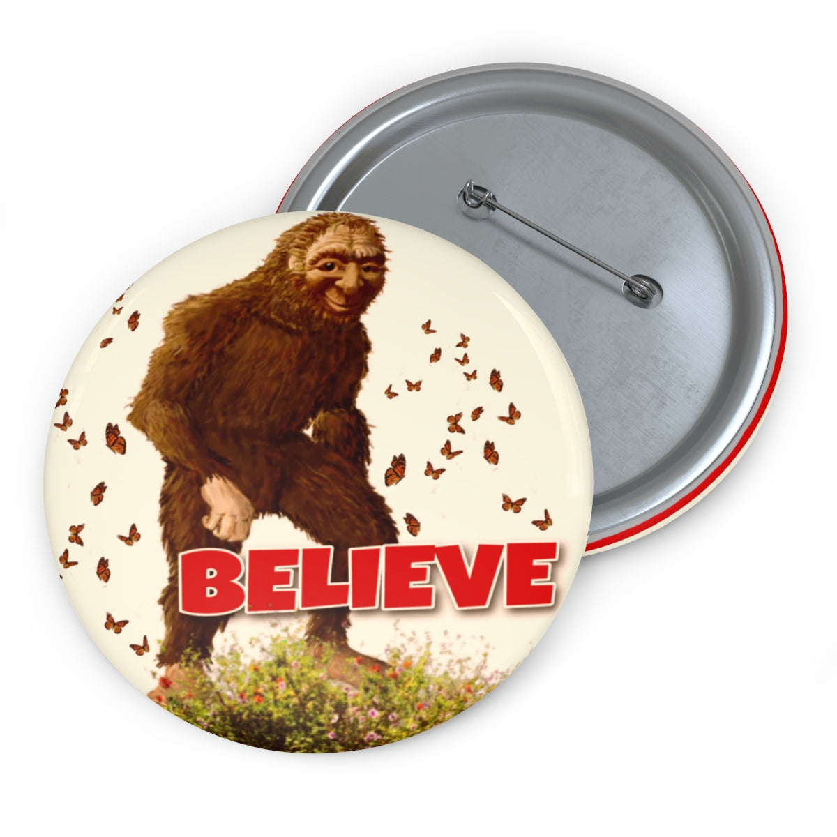 Bigfoot Believe Buttons