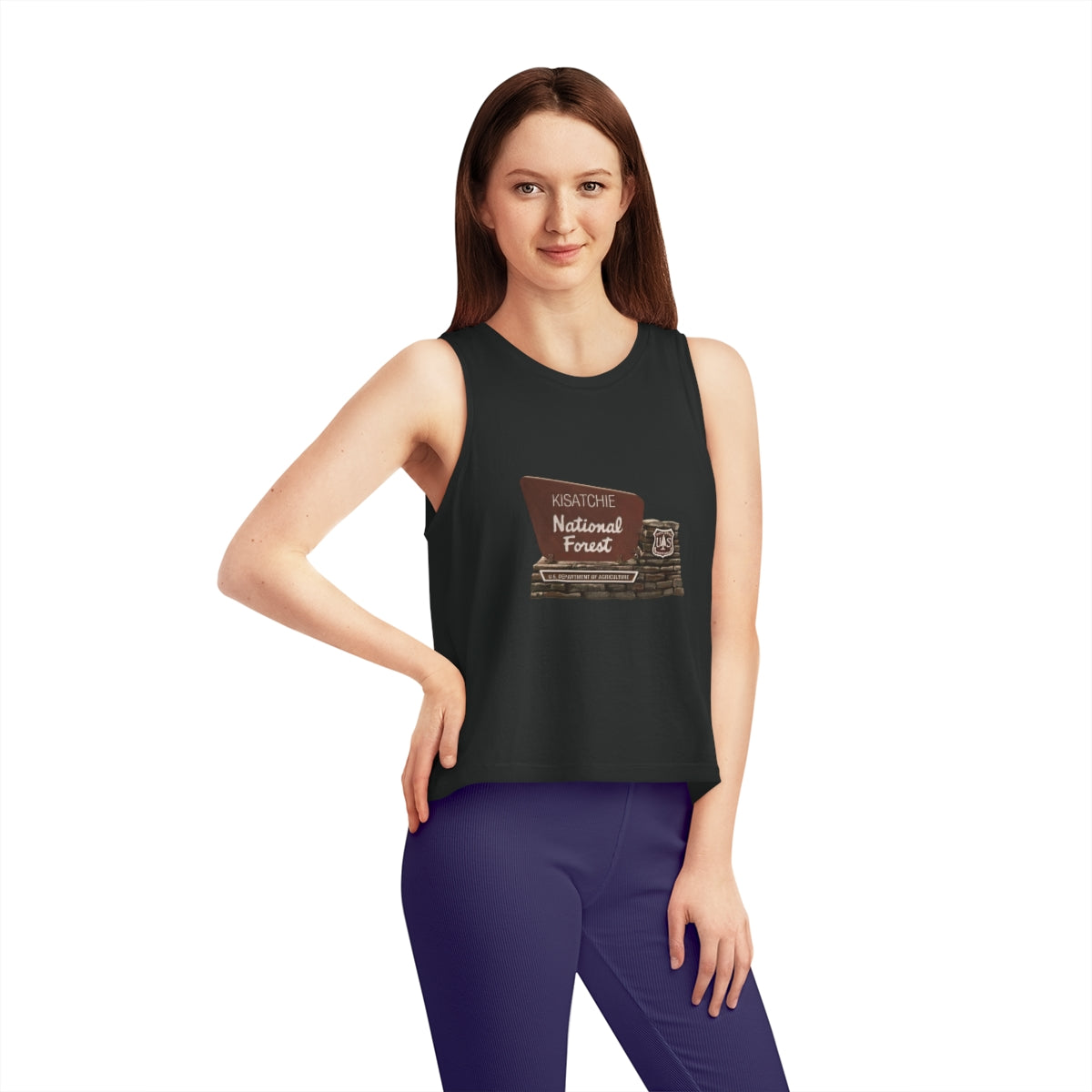 Women's Kisatchie Dancer Cropped Tank Top