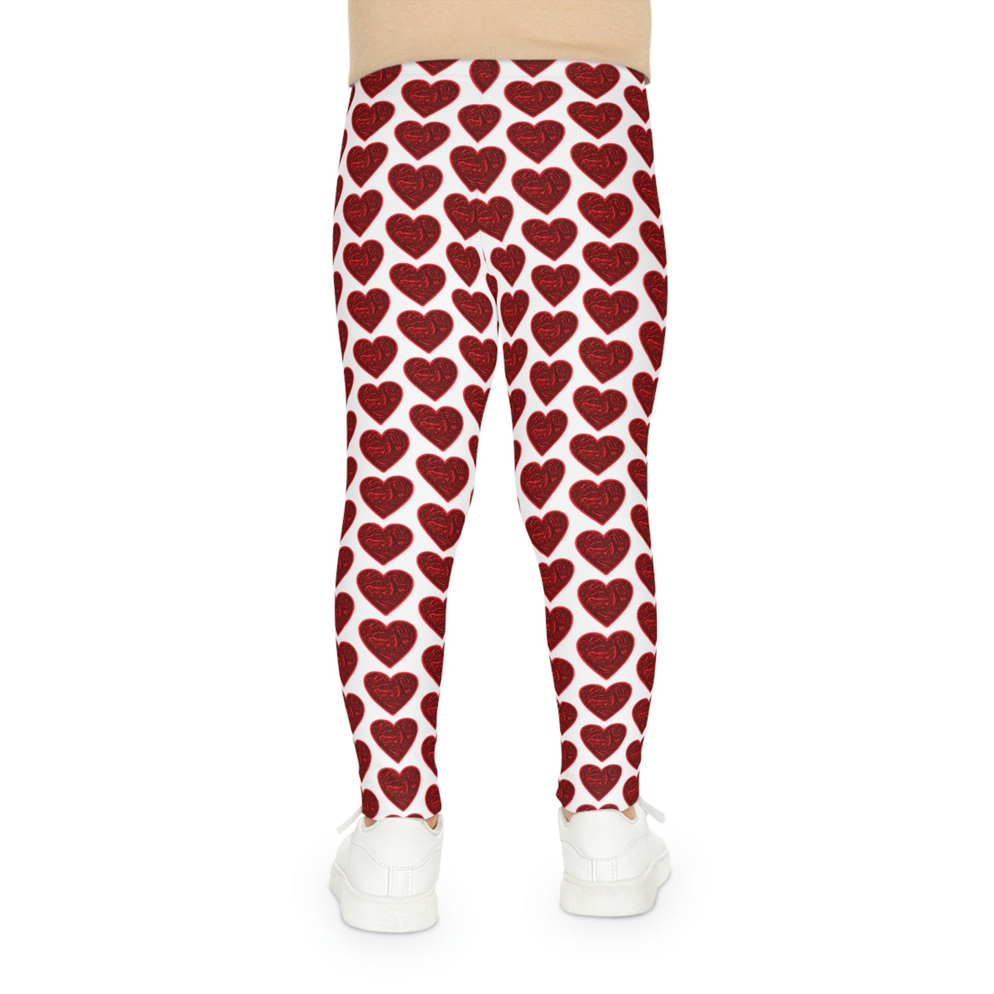 Bigfoot's (White) Val Day Kids Leggings