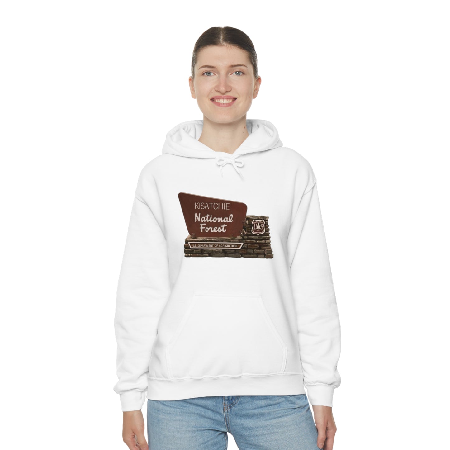 Unisex KNF Kisatchie Script Hoodie