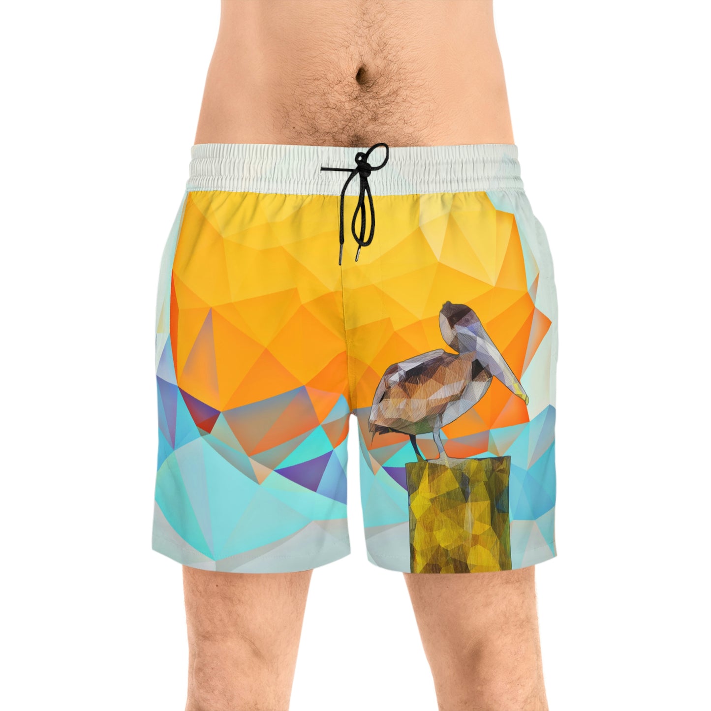 Louisiana Brown Pelican Swim Shorts