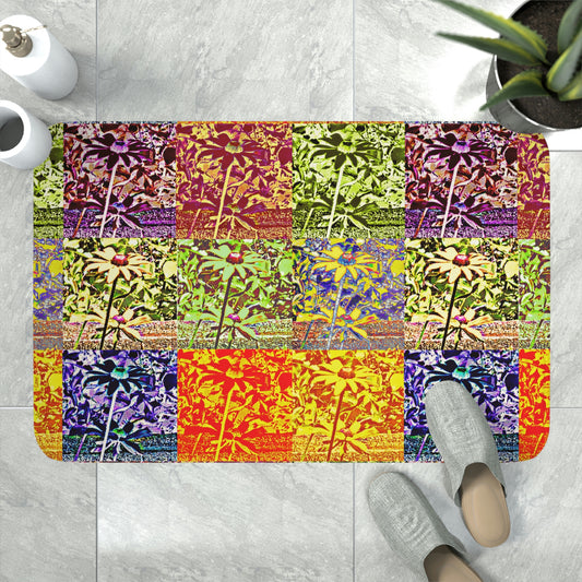 Kisatchie Daisies Memory Foam Bath Mat