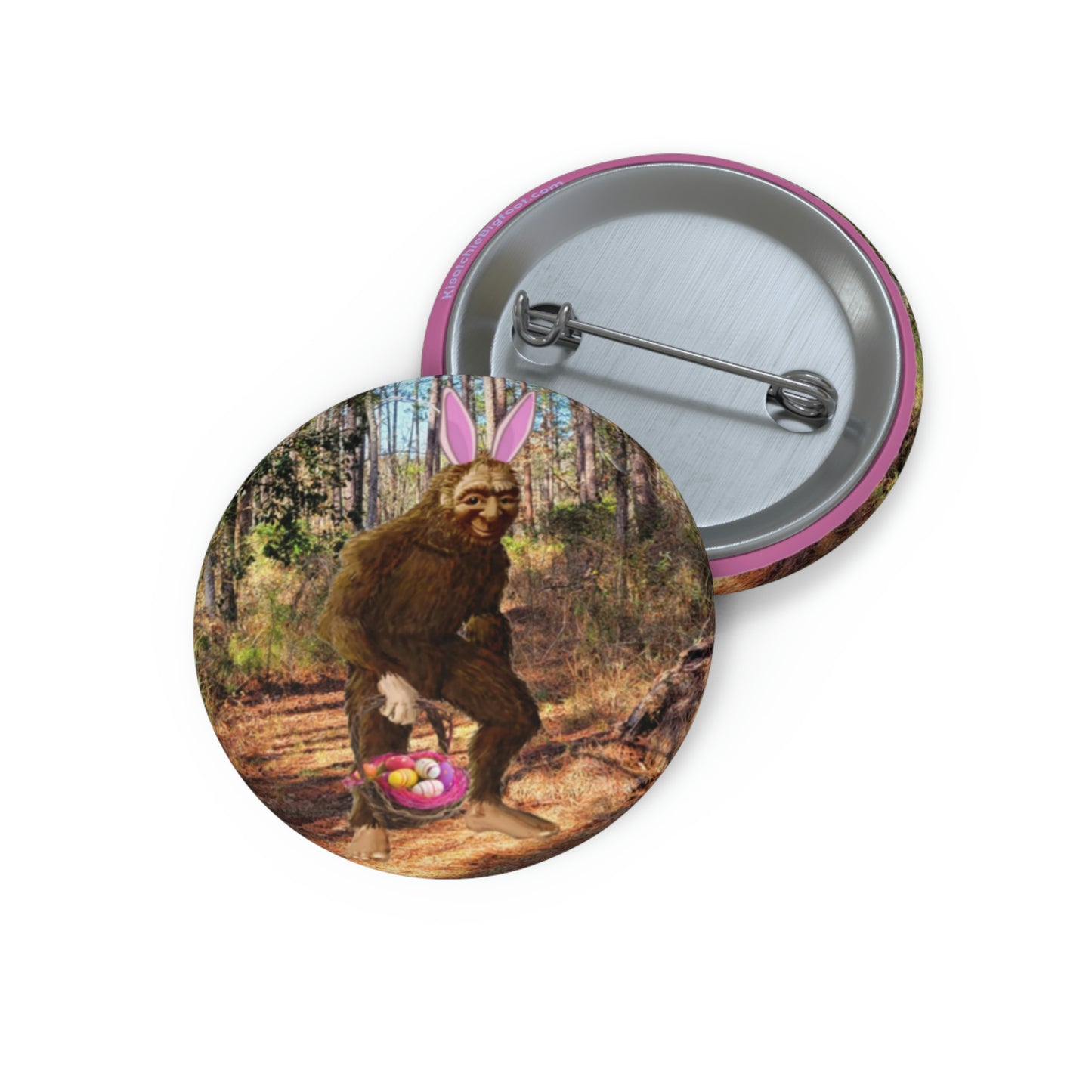 Easter Bigfoot Buttons