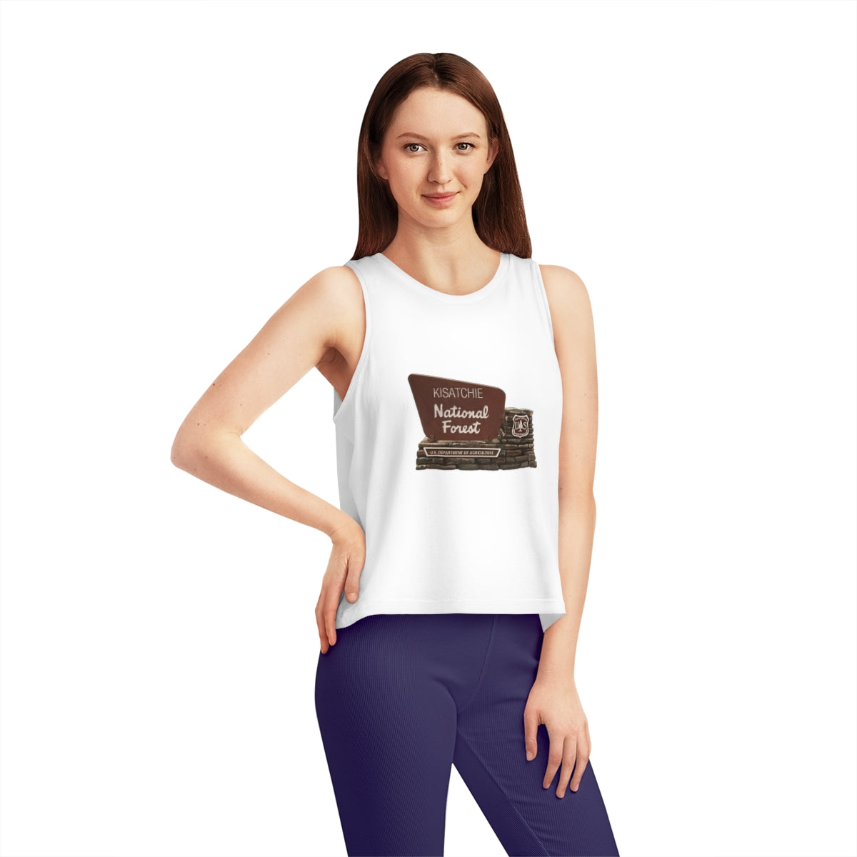 Women's Kisatchie Dancer Cropped Tank Top