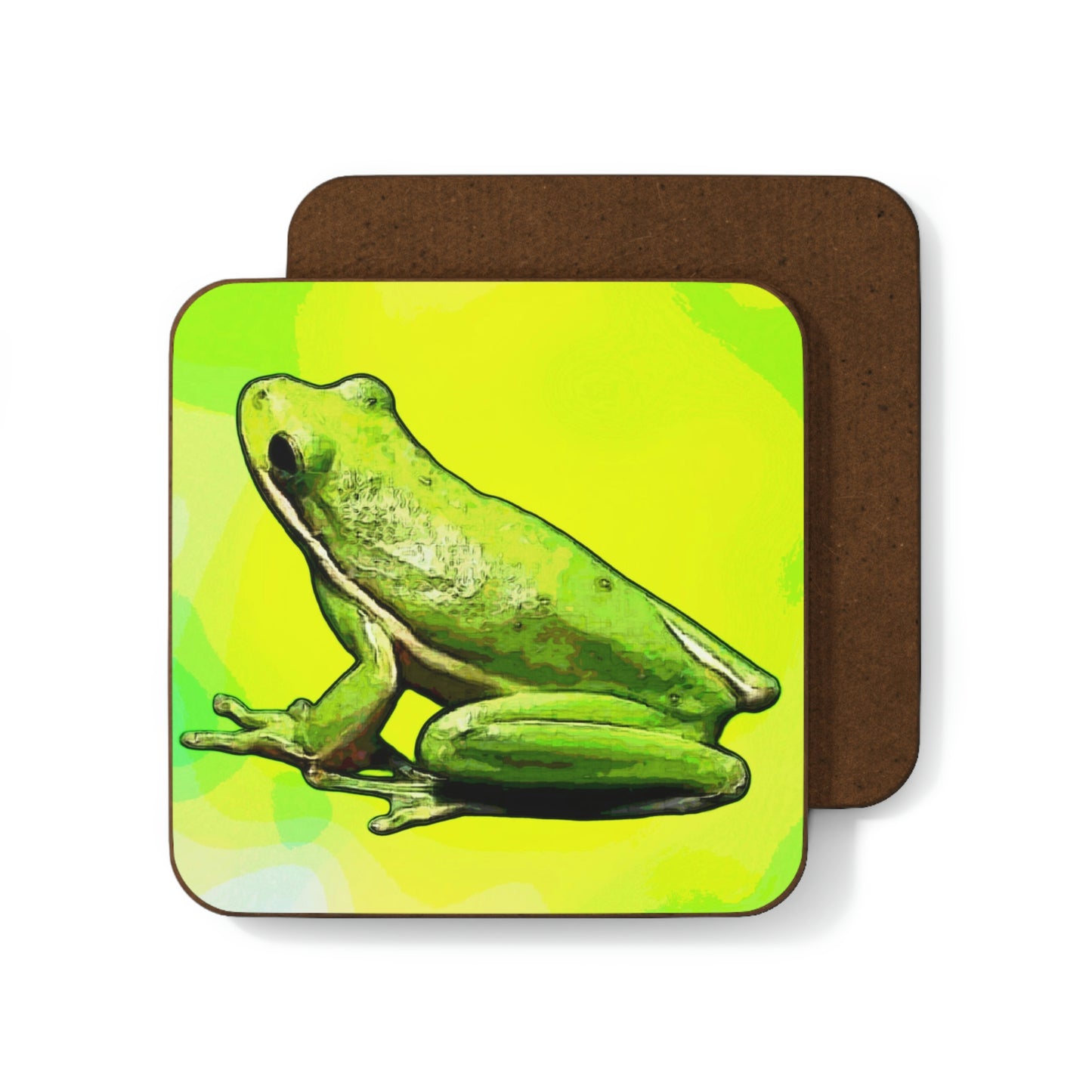 Tree Frog Hardboard Coaster