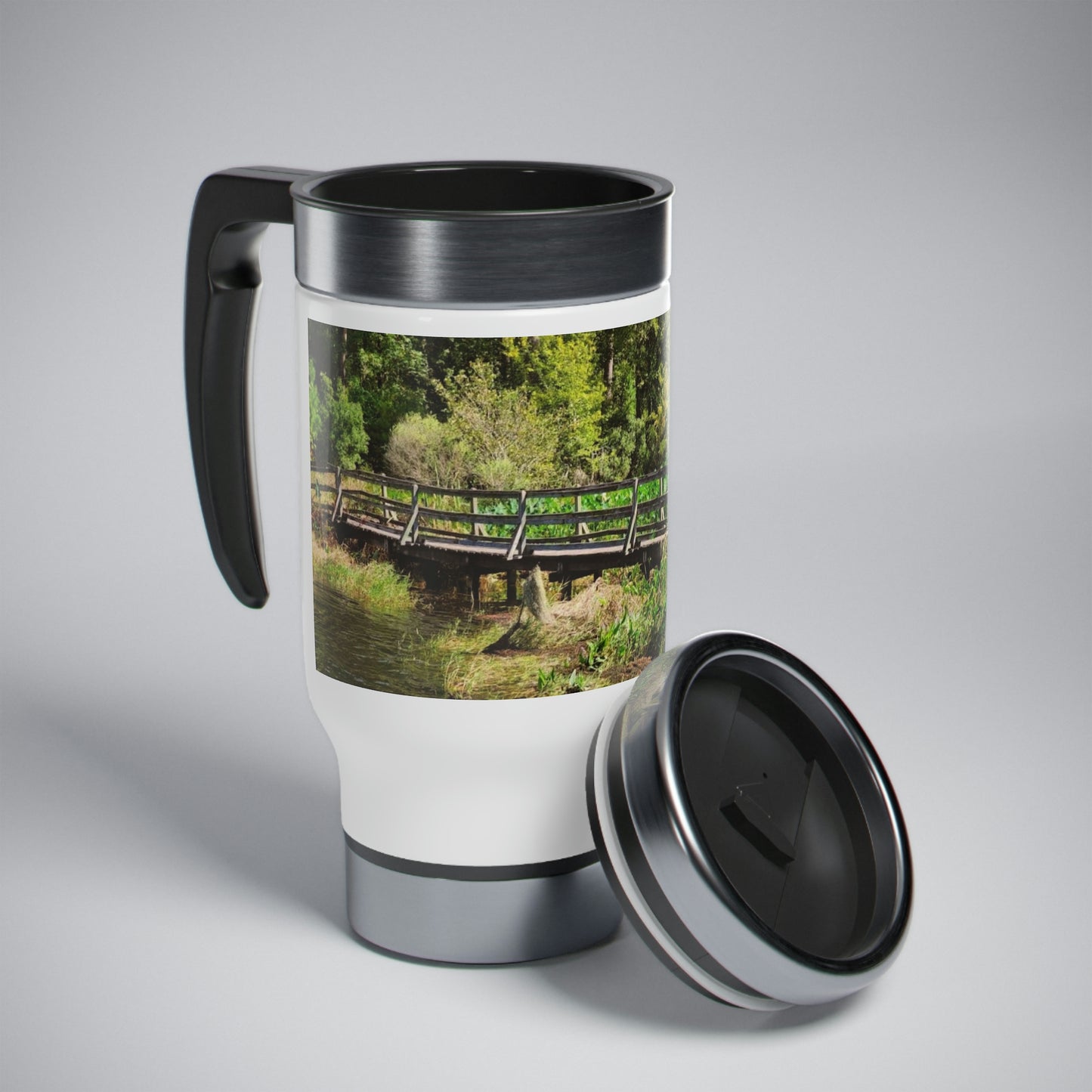 Hiking Bridge near Kincaid Lake Travel Mug