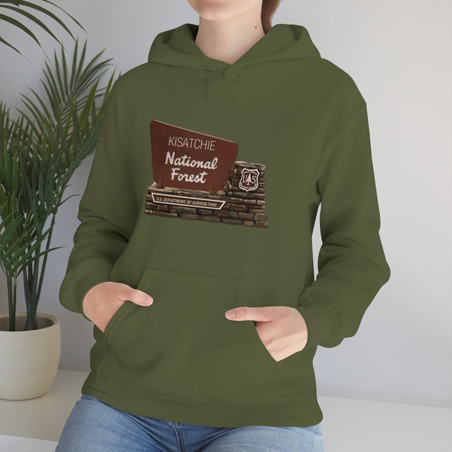 Unisex KNF Kisatchie Script Hoodie