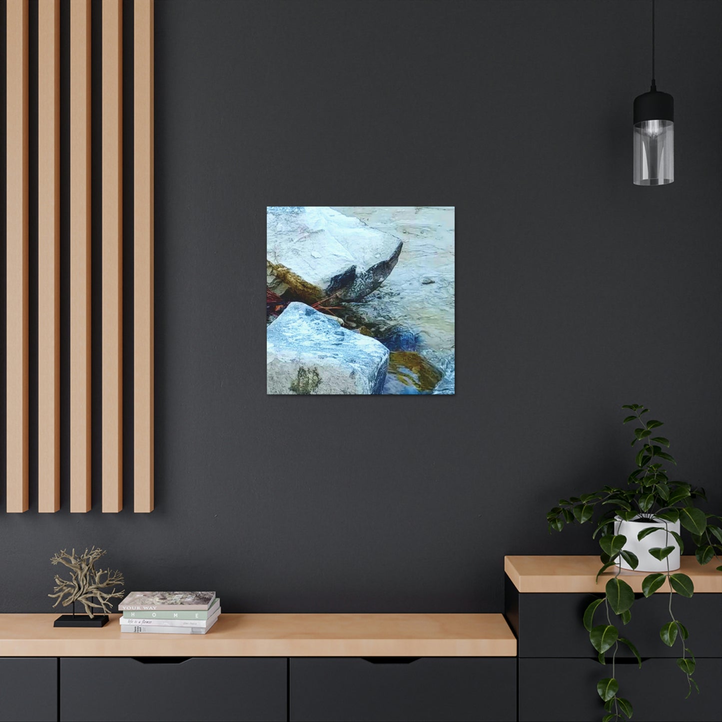 Kisatchie Bayou Rocks Canvas Gallery Wraps