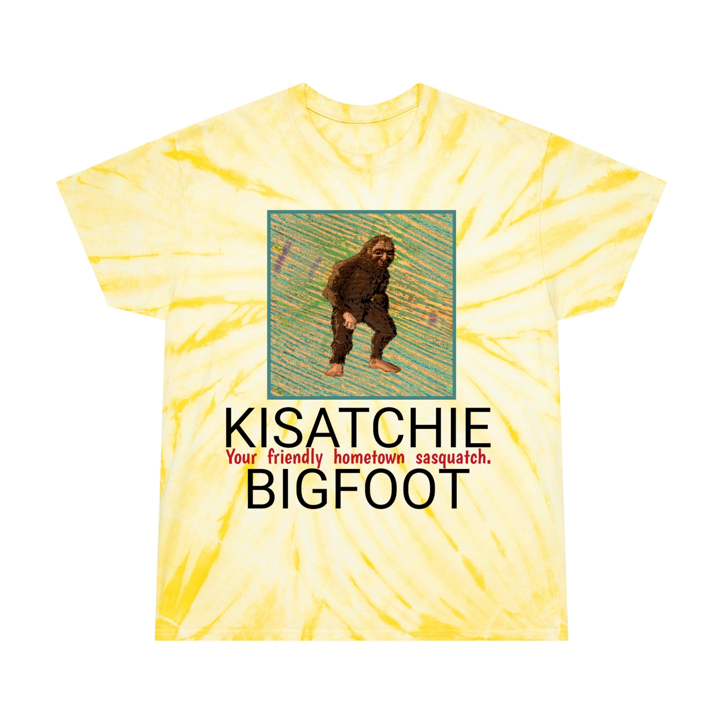 Unisex Kisatchie Bigfoot Tie-Dye Tee