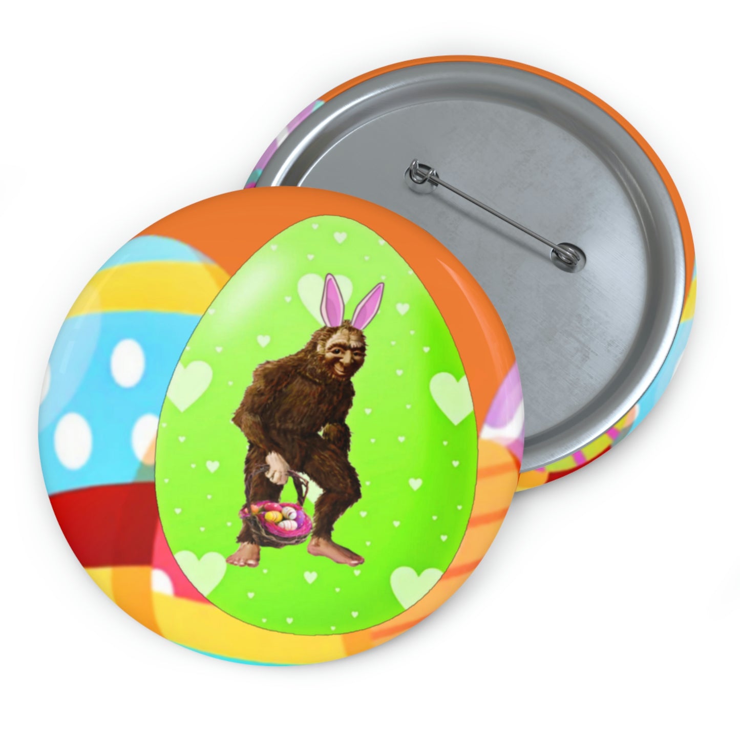 Bigfoot Easter Buttons