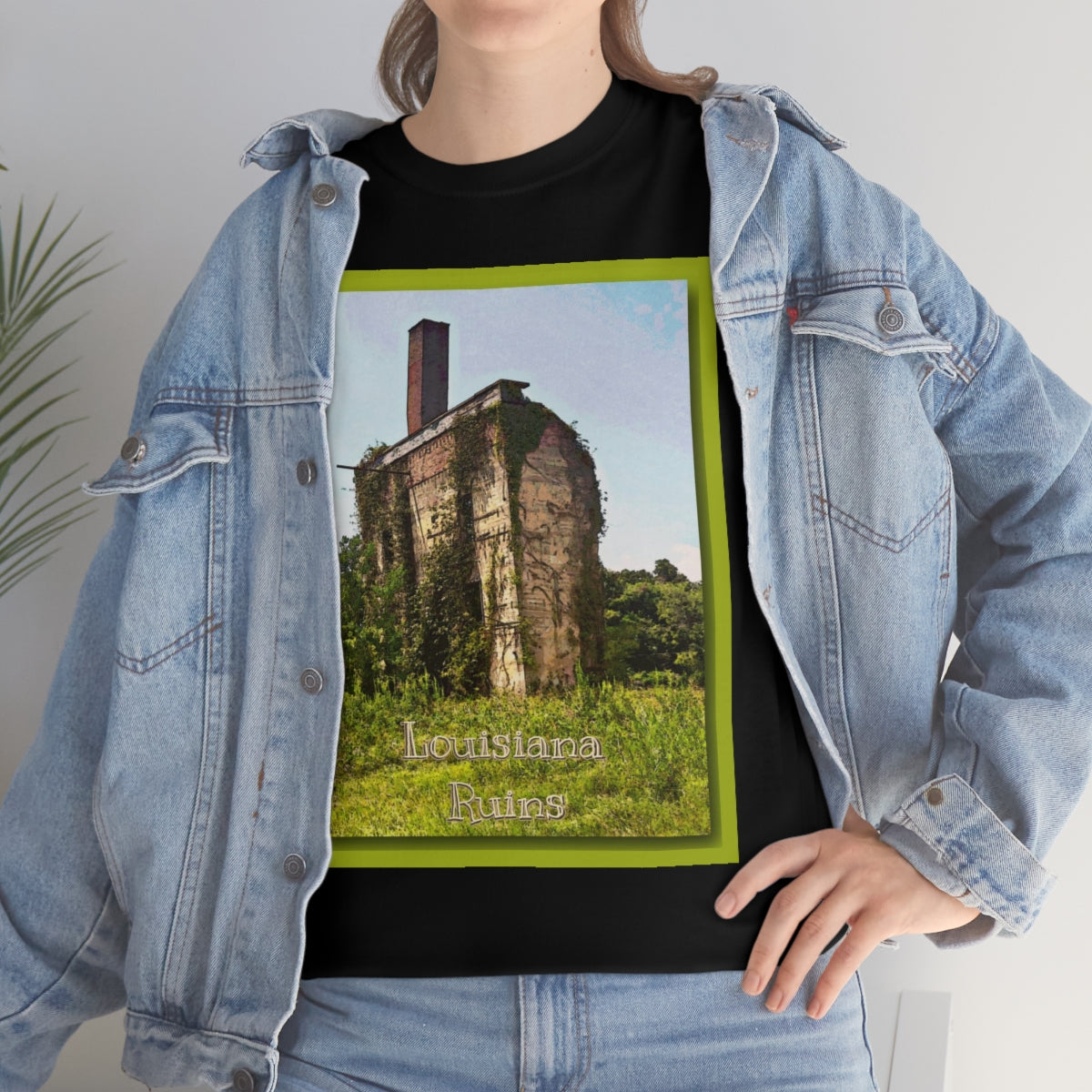 Louisiana Ruins Heavy Cotton Tee