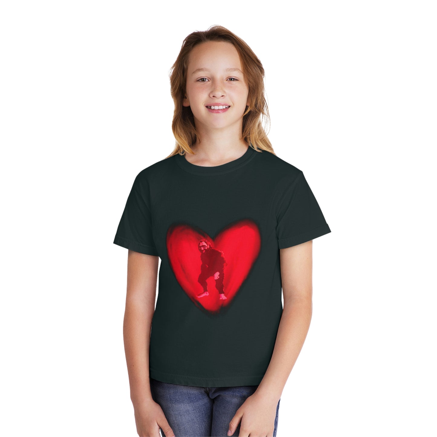 Youth Bigfoot in My Heart Tee