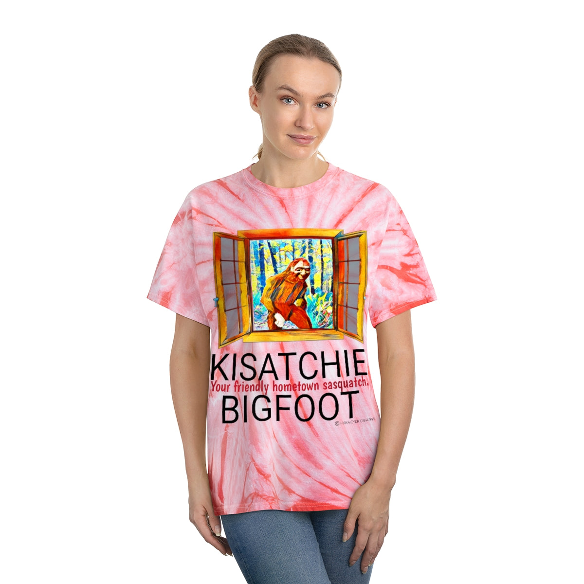 Unisex Kisatchie Bigfoot Tie-Dye Tee