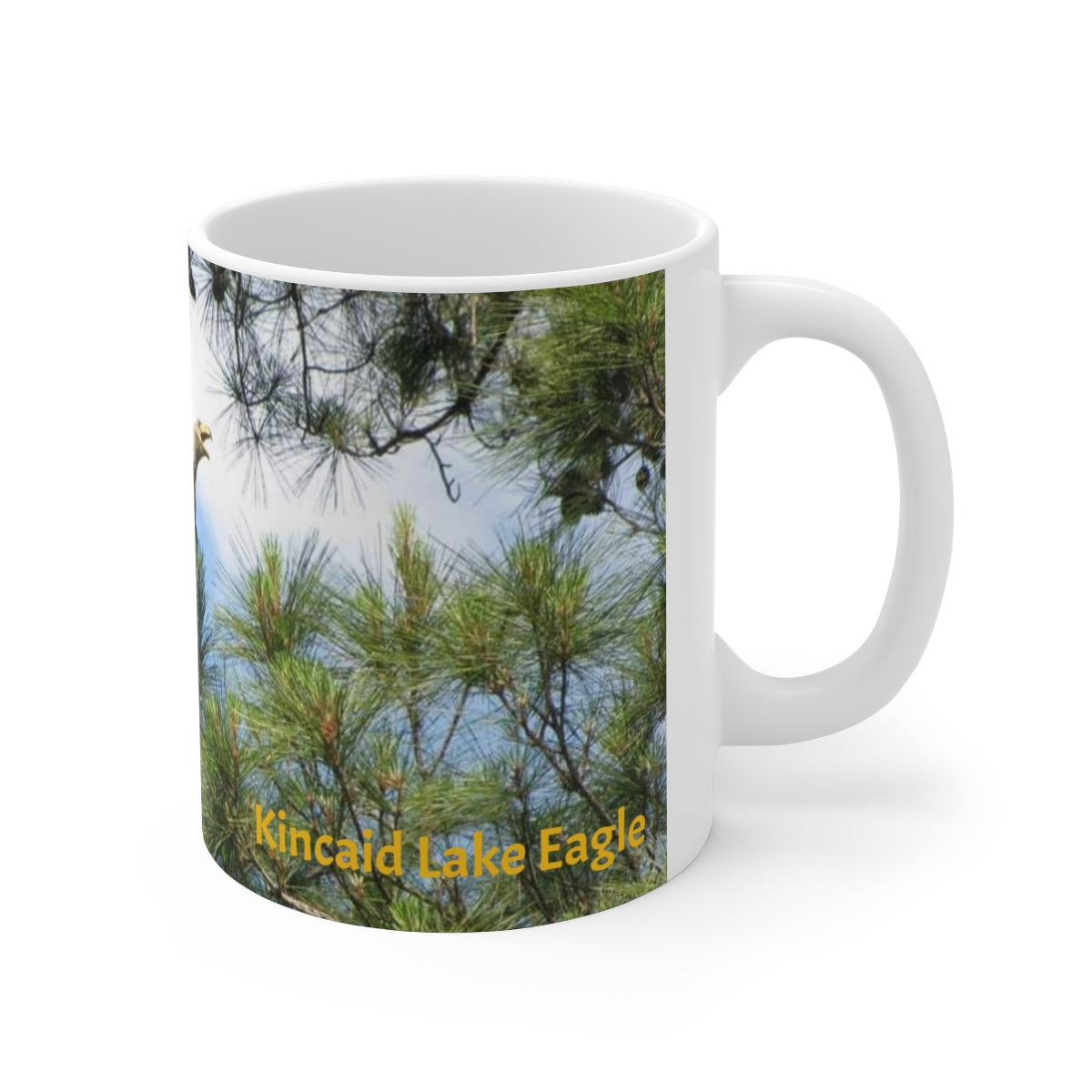 Ceramic Kincaid Lake Eagle Mugs