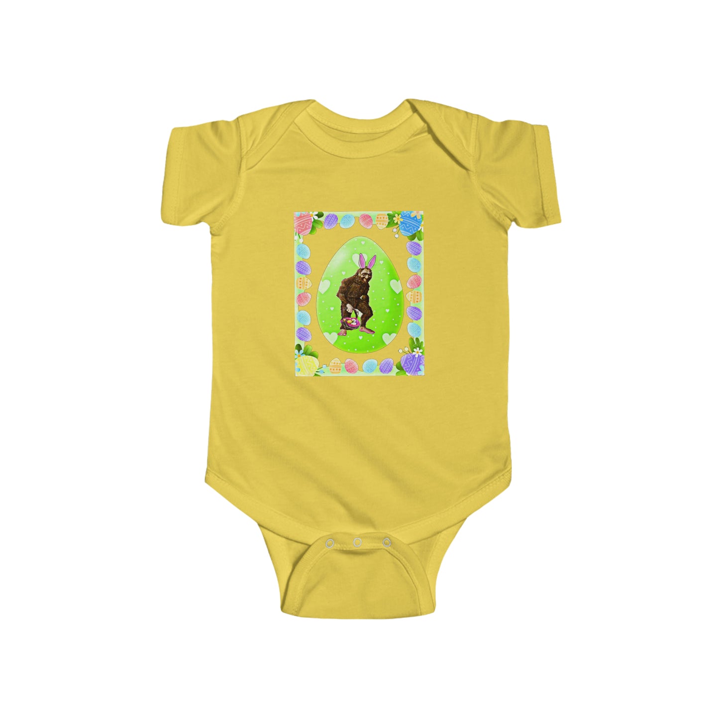 Bigfoot Easter Fine Jersey Bodysuit