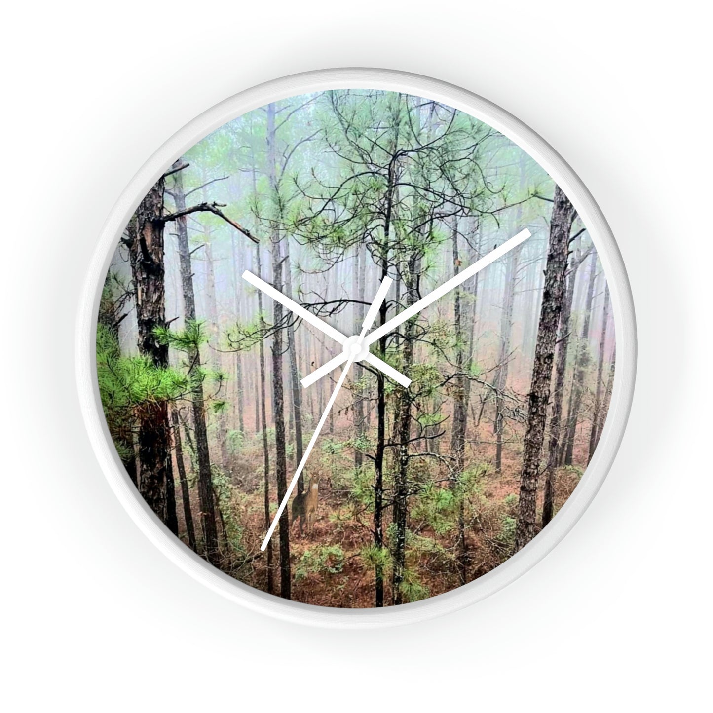 Foggy Kisatchie Wall Clocks