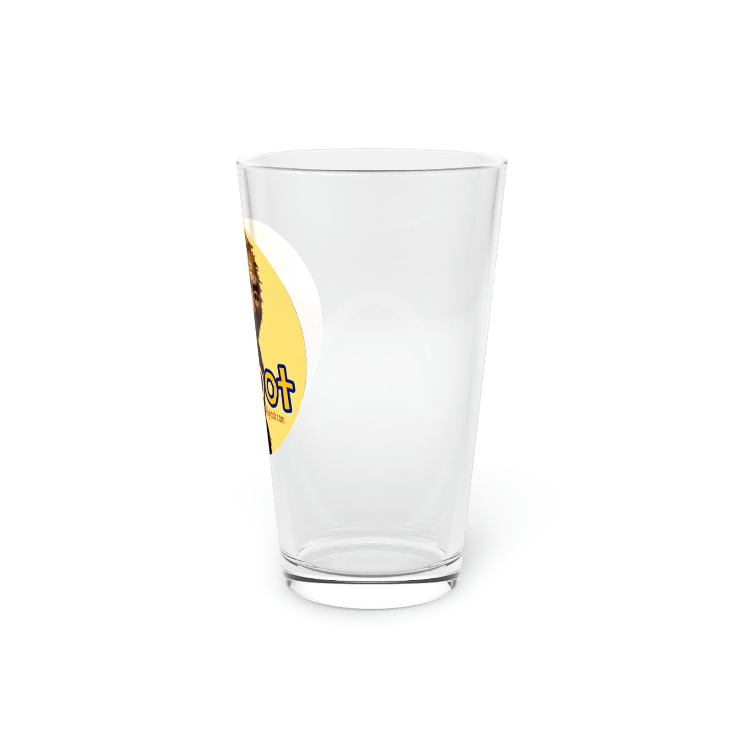 Bigfoot Clear Pint Glass