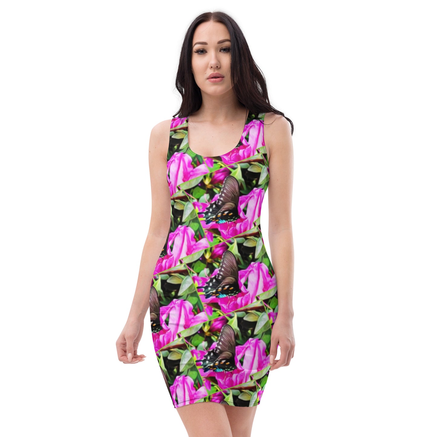 Butterfly & Azalea Fitted Dress