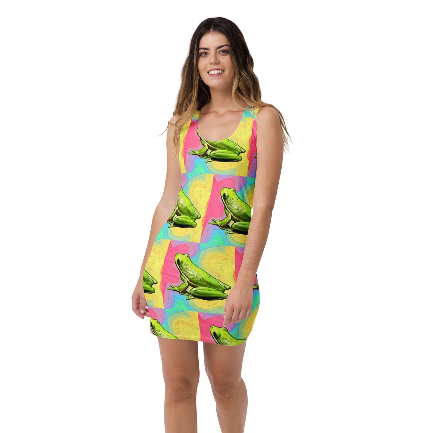 Happy Tree Free Fitted Dress