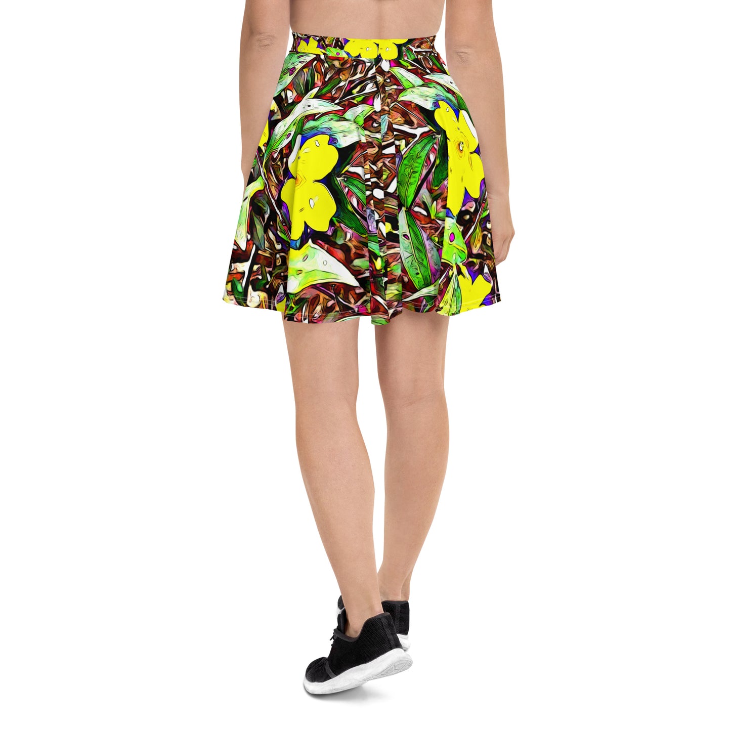 Yellow Jessamine Skater Skirt