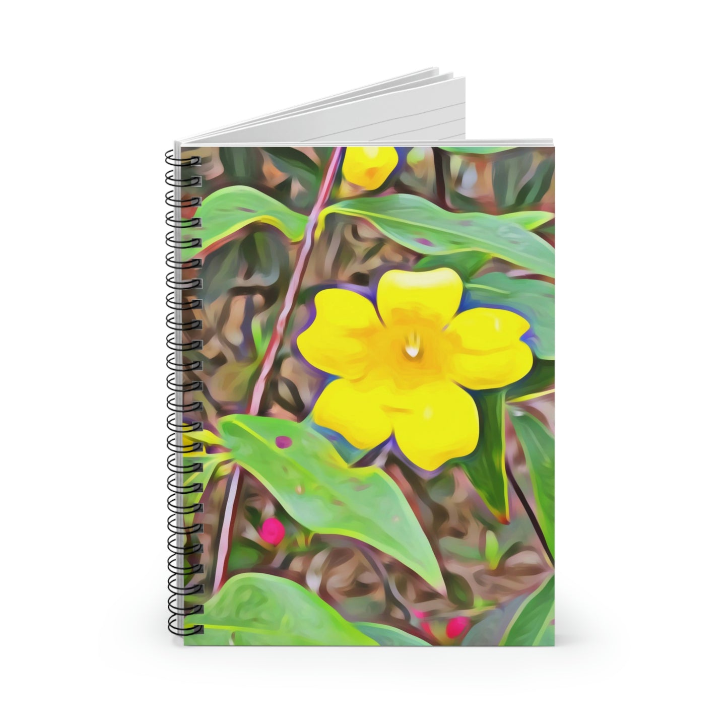 Yellow Jessamine Spiral Notebook