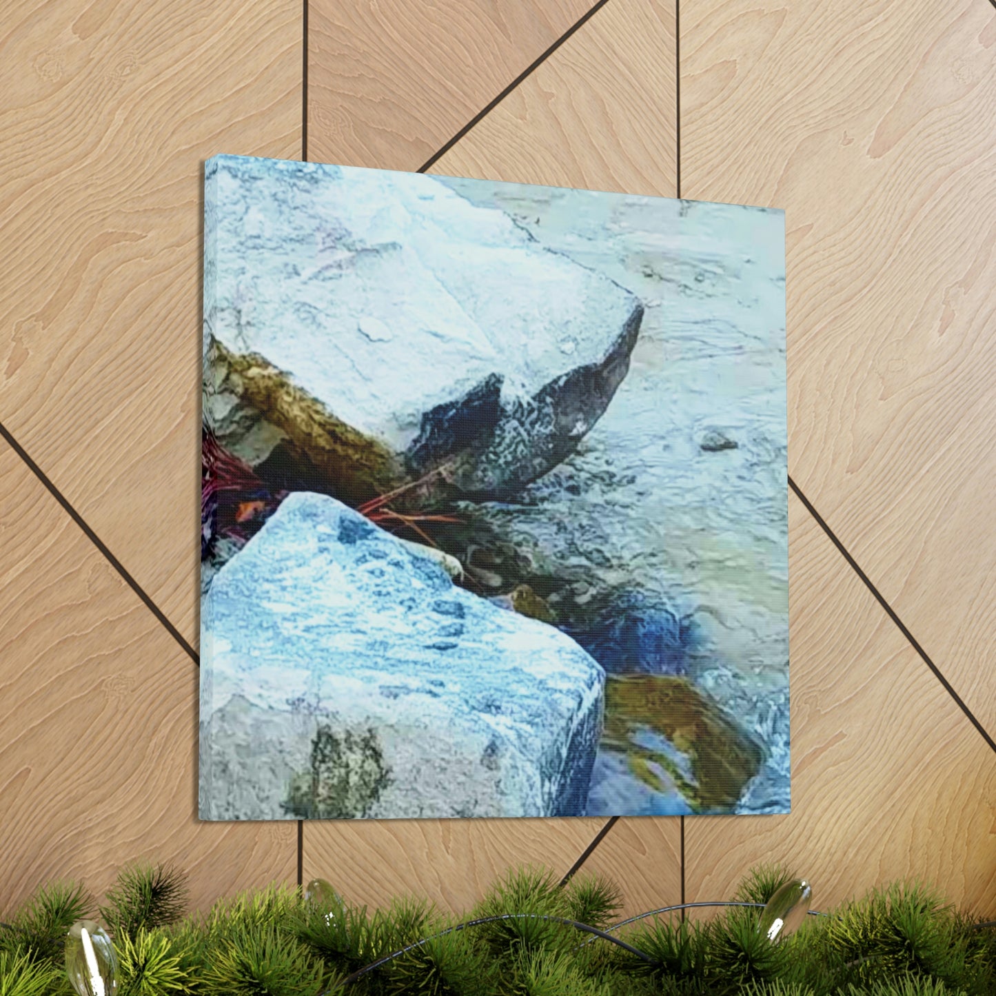 Kisatchie Bayou Rocks Canvas Gallery Wraps