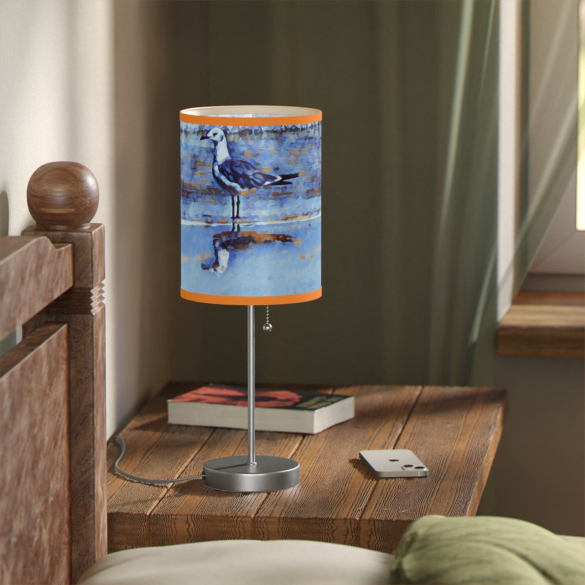 Louisiana Gull Lamp on a Stand