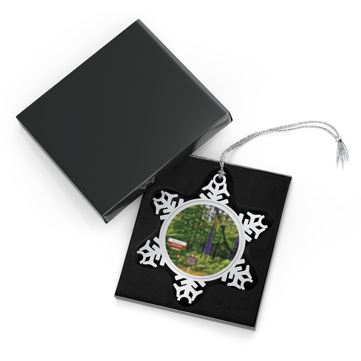 Wild Azalea Trailhead Snowflake Ornament