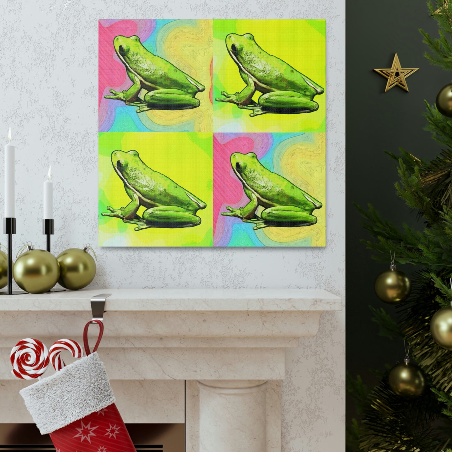 Tree Frog Canvas Gallery Wraps